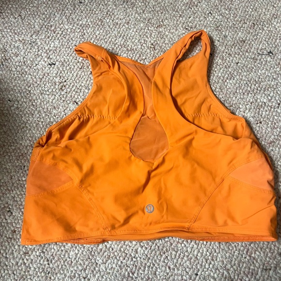 lululemon athletica Orange Mesh-Back Train Bra - Picture 5 of 7
